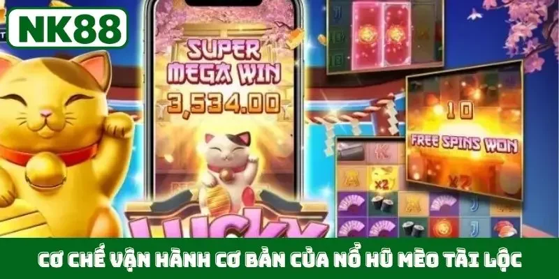Cơ chế vận hành cơ bản của nổ hũ Mèo Tài Lộc