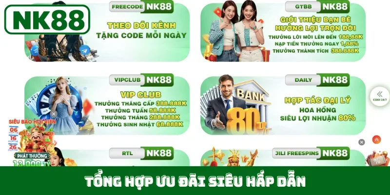 Tổng hợp ưu đãi siêu hấp dẫn